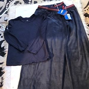 NWT 3 piece horny toad heavy weight sweat pants fleece  & shirt